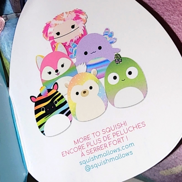 BOWIE 🦔 Rainbow Hedgehog Original Squishmallow by Kelly Toy ☆》NWT《☆ - Picture 7 of 8